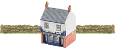 Figurine of a commercial property