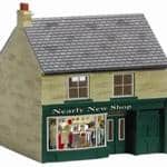 A figurine of a halfway house