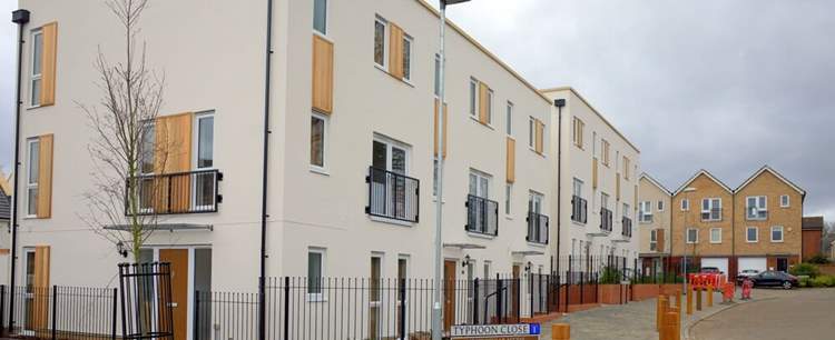 Row of houses that are mis-sold leaseholds