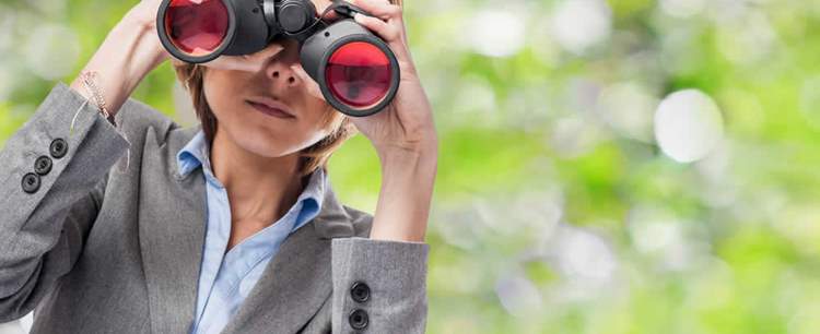 Woman looking for the best buy to let hotspots